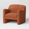Maldone Curved Upholstered Accent Chair - Threshold™ - 2 of 4