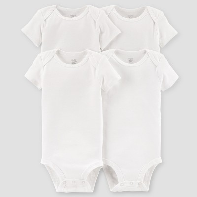 Carter's Just One You® Baby 4pk Short Sleeve Bodysuit - White 18M