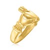 Ross-Simons 14kt Yellow Gold Claddagh Ring - 3 of 4