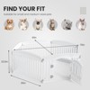 TUYOHW 4/6-panel Portable Dog Playpen for Indoor & Outdoor Use,Folding Pet Fence with Lockable Door for Small & Medium Dogs - 3 of 4
