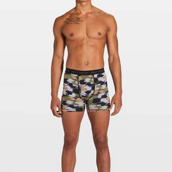 Pair Of Thieves Men's Super Fit Camo Boxer Briefs - Forest Green