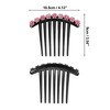 Unique Bargains Women's Flower Shape Hair Insert Comb 1 Pc - 2 of 3