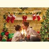 10x8ft Christmas Fireplace Theme Backdrop for Photography Soft Wrinkle Free Fabric for Xmas Party Supplies Photo - 3 of 4