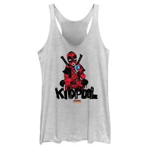 Women's Marvel: Deadpool & Wolverine Kidpool Juice Racerback Tank Top - 1 of 4