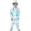 Joggies - TieDye Blue Toddler Footless Hoodie One Piece - 2 of 4