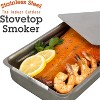 Camerons Indoor/Outdoor Stovetop Smoker w Wood Chips and Recipes- Works On Any Heat Source, Kitchen/Grill- Great for your Thanksgiving Turkey - 4 of 4