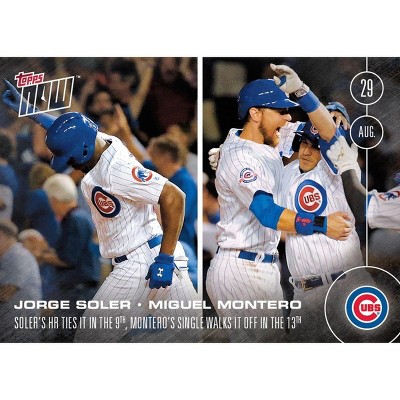 Topps MLB Chicago Cubs Sole, Montero #407 Topps NOW Trading Card