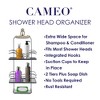 Cameo Hanging Shower Caddy, No Blocking to Shower Head, Rustproof, Soap Holder, Bathroom - Speckled Black - 4 of 4