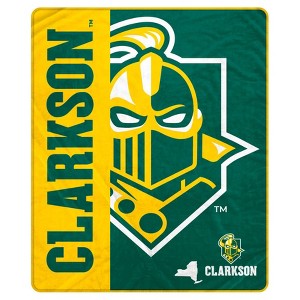 NCAA Clarkson Golden Knights Ultra Soft Tailgate Throw Blanket - 1 of 2