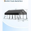 13'x26'x11.4' Heavy Duty Metal Carport Kit, All-Weather Reinforced Frame with Anchors for Trucks, RVs, Boats - 2 of 4
