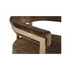 Meridian Furniture,Marcello Brown Velvet Counter Stool, Set of 2 - 4 of 4