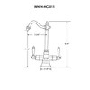 ALFI Point of Use Instant Hot/Cold Water Drinking Faucet with Traditional Swivel Spout - 2 of 2