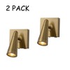 ALOADECOR Rechargeable Cordless Wall Sconce USB-C LED Brass Spot Light with Remote Light for Bedroom, Hallway, Decor（2 PACK） - 4 of 4