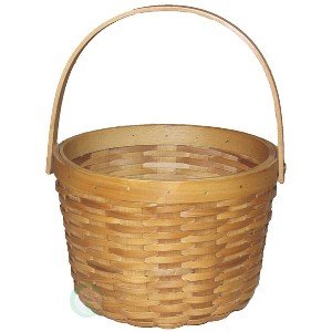 Vintiquewise Small Wood Chip Apple Picking Basket - 1 of 4