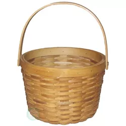 Vintiquewise Small Wood Chip Apple Picking Basket