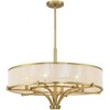 Savoy House Wynwood 6 - Light Chandelier in  Warm Brass - 3 of 4