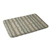 Deny Designs Ninola Design Modern Striped Green Bog Memory Foam Bath Mat - 2 of 4