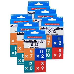 Scholastic Teaching Solutions Flash Cards: Multiplication 0 - 12, 6 Packs - 1 of 3