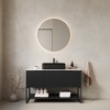 Dexmalle Freestanding Bathroom Storage Cabinet with 3 Doors and Open Shelf - 2 of 4
