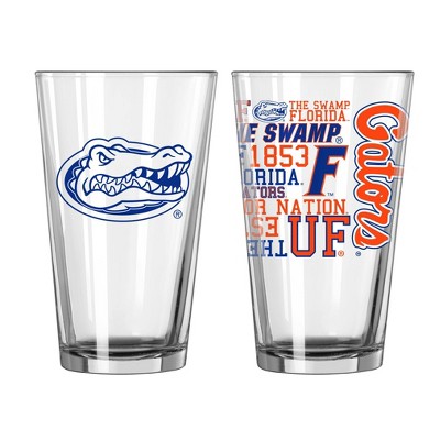 NCAA Florida Gators Pint Glass Gift Set - 2pk