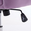 PAGED Adjustable Office Chair Contemporary Desk Chair Ergonomic Swivel Chair with Sturdy Silver Base and Soft Cushion for Office, Bedroom - 3 of 4