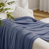 Luxury Bamboo Cotton Blanket – Oversized, Breathable, Jacquard Weave for All-Season, Eco-Friendly Comfort - 3 of 4