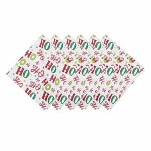 C&F Home Ho Ho Ho Napkin S/6 - 1 of 4