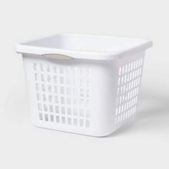 1.5bu Plastic Square Laundry Basket - Brightroom™