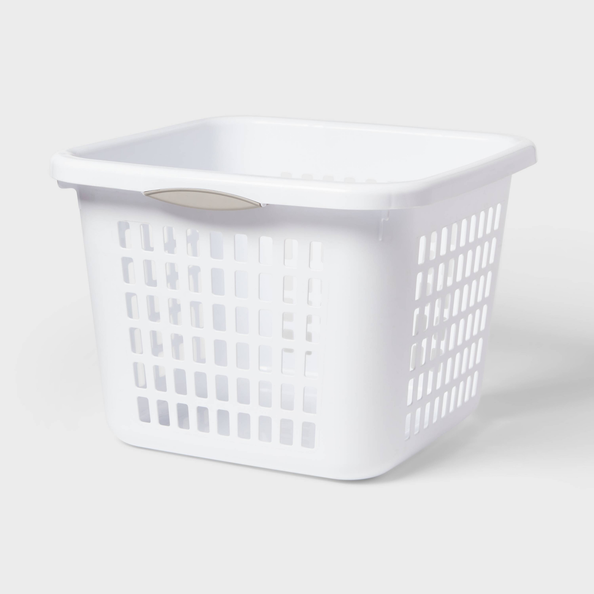 1.5bu Plastic Square Laundry Basket - Brightroom™