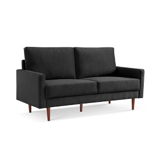 American Furniture Classics,69 Inch Wide Upholstered Two Cushion Sofa with Square Arms - 1 of 4