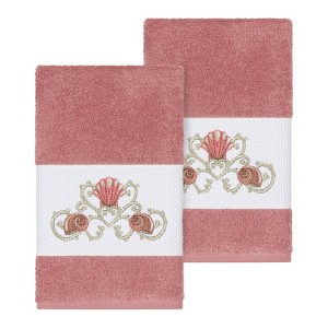 Linum Home Textiles 100% Turkish Cotton BELLA Embellished Towel Set - 1 of 2