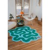 Lany Space Johann Banta Spiral Snake Design Rug - 2 of 4