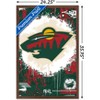 Trends International NHL Minnesota Wild - Maximalist Logo 23 Framed Wall Poster Prints - 3 of 4