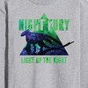 Men's - How to Train Your Dragon - Night Fury Light Up The Night Long Sleeve Graphic T-Shirt - 2 of 4