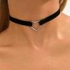 Black Necklaces for Women, Adjustable Layered Velvet Leather Lace Collar Necklace, Goth Jewelry Gifts. - 3 of 4