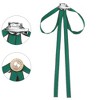 INSPIRE CHIC Women's Wedding Party Satin Brooch Pin Bow Tie with Pearl - 3 of 4