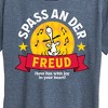 Women's - Peanuts - Snoopy Spass An Der Freud Short Sleeve Graphic T-Shirt - 2 of 4