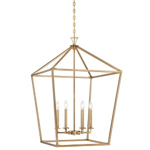 Savoy House Townsend 6 - Light Chandelier in  Warm Brass - 1 of 4