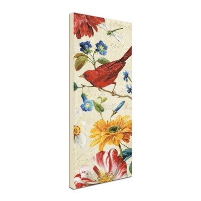 Wild Birds and Florals Canvas Wall Art Set