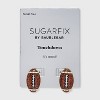 SUGARFIX by BaubleBar Football Stud Earrings - Brown - image 3 of 3