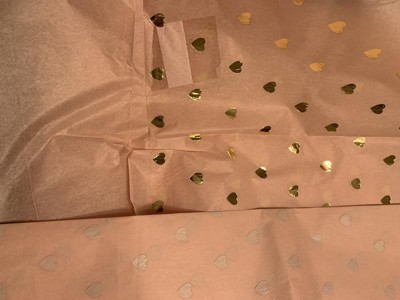 Metallic Hearts Banded Tissue Paper - Spritz™ : Target