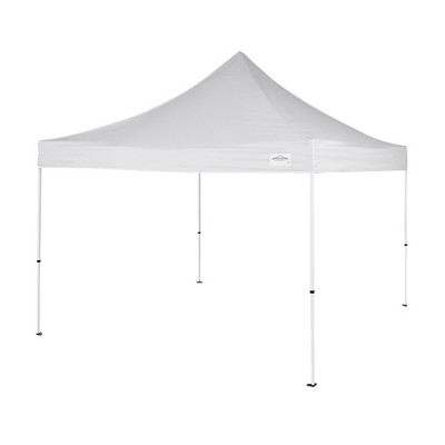 Caravan Canopy M Series Pro 2 10 x 10 ft Straight Leg Pop-Up Canopy Tent, White