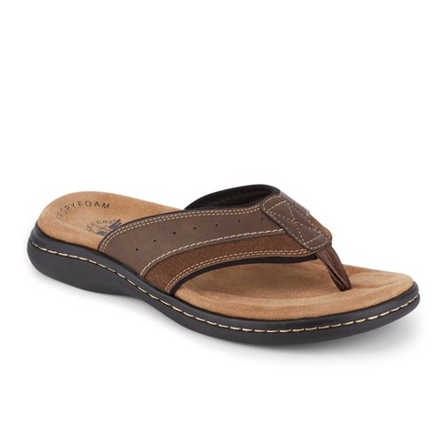Dockers Mens Laguna Casual Flip-flop Sandal Shoe, Briar, Size 8 : Target