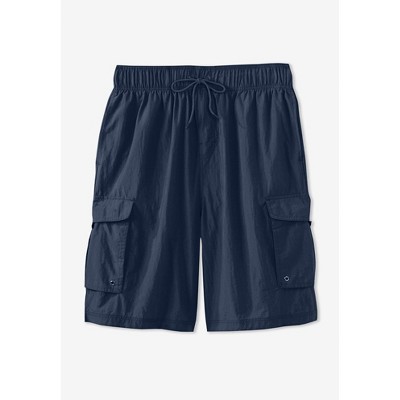 KingSize 8" Cargo Swim Trunks - XL, Navy — фото 7