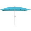 Sonkuki 10 x 6.5Ft Solar-powered Double-Sided Patio Umbrella with Large Canopy Outdoor Table Umbrella for Garden, deck and pool - 2 of 4
