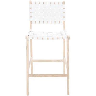 Adah Leather Counter Stool - BST1015 - Safavieh