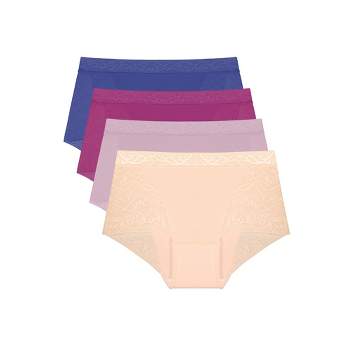 Agnes Orinda Women's Underwear 4 Pack Full Coverage Soft Briefs Hipster  Panties Classic Series Small : Target
