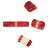 INSPIRE CHIC Women's Shinny Wide Waist Belts Interlock Buckles Sequins Decor Stretchy Belts 2 Pcs 23.62" - 2 of 4