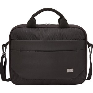 Case Logic Advantage ADVA-111 BLACK Carrying Case (Attaché) for 10" to 12" Notebook - Black - Polyster - Shoulder Strap, Luggage Strap, Handle - 1 of 4