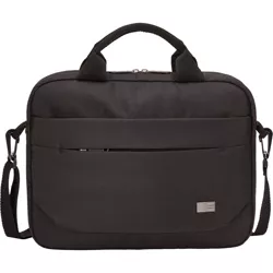 Case Logic Advantage ADVA-111 BLACK Carrying Case (Attaché) for 10" to 12" Notebook - Black - Polyster - Shoulder Strap, Luggage Strap, Handle